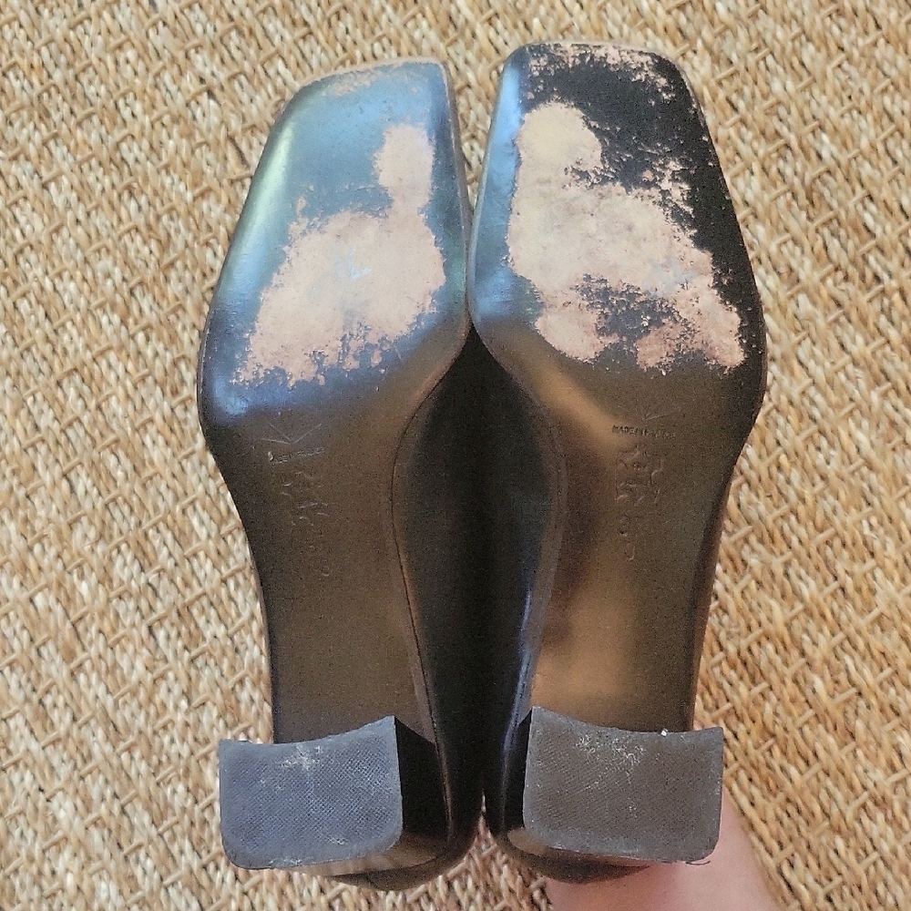 Jb Martin Paris Elegant Black And Tan Leather Blo… - image 8